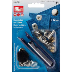 Prym -Broekhaken en staafjes - 13 mm- € 9,9