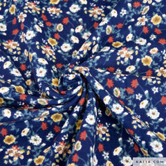 Flannel- bloemen print - € 15/m